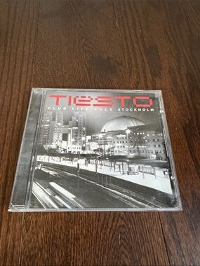 TIESTO Club Life Vol. 3 Stockholm CD - Black & Gray Cover with Red Logo